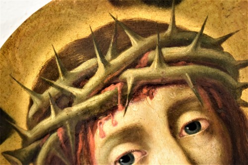 Antiquités - Michael Coxie (Malines 1499-1592) &quot;Face of Christ&quot;